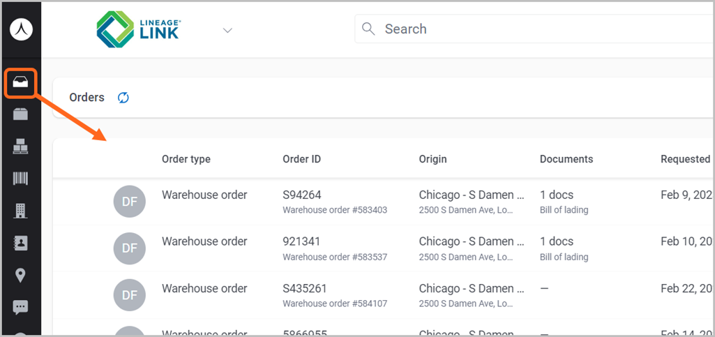 Download a bill of lading document