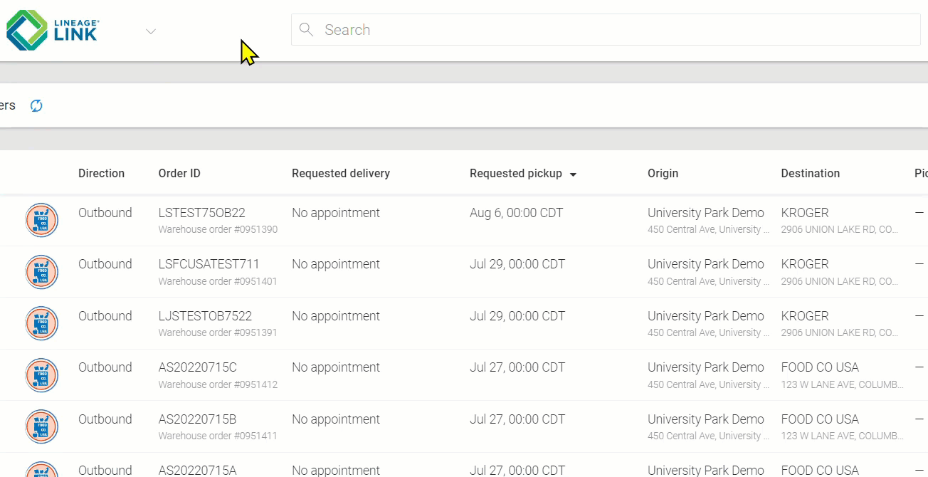 Organize data in a list view