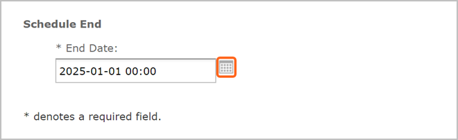 Schedule a report to run automatically