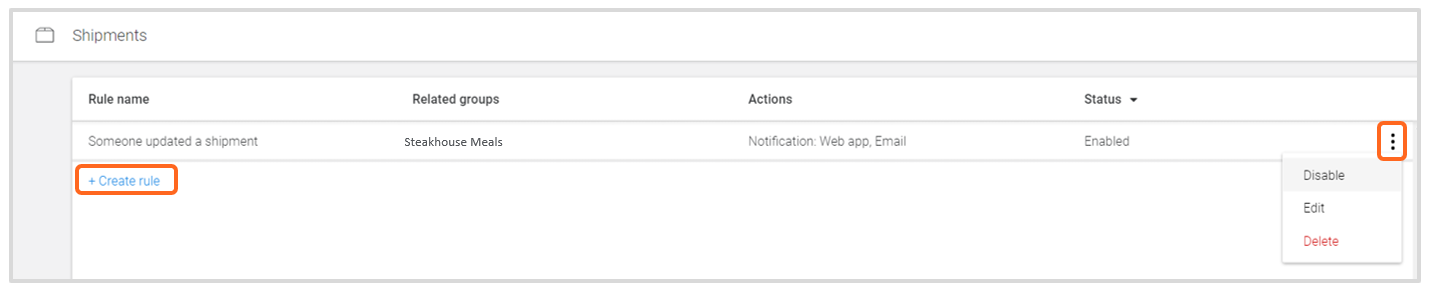 Customize your notification rules